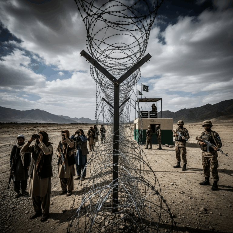 Illustration for: Tensions Rise on Afghan-Pakistan Border