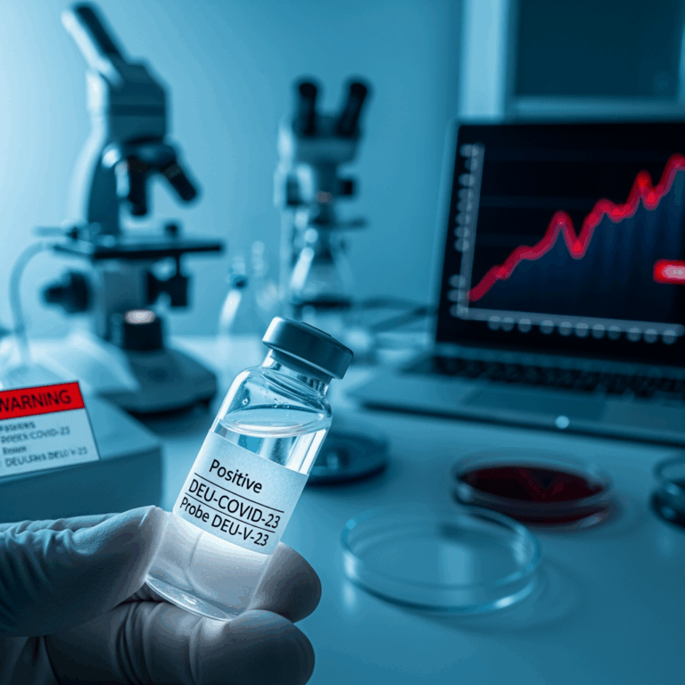 Illustration for: Positive Viral Sample Detected in Germany