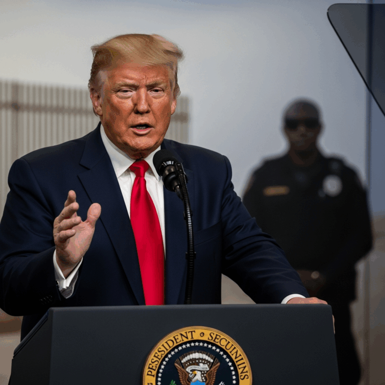 Illustration for: Trump Cites Immigration Law Amid Security Concerns