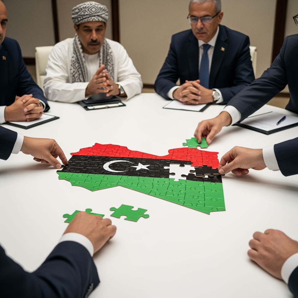 Illustration for: Efforts to Unify Libyan Political Landscape