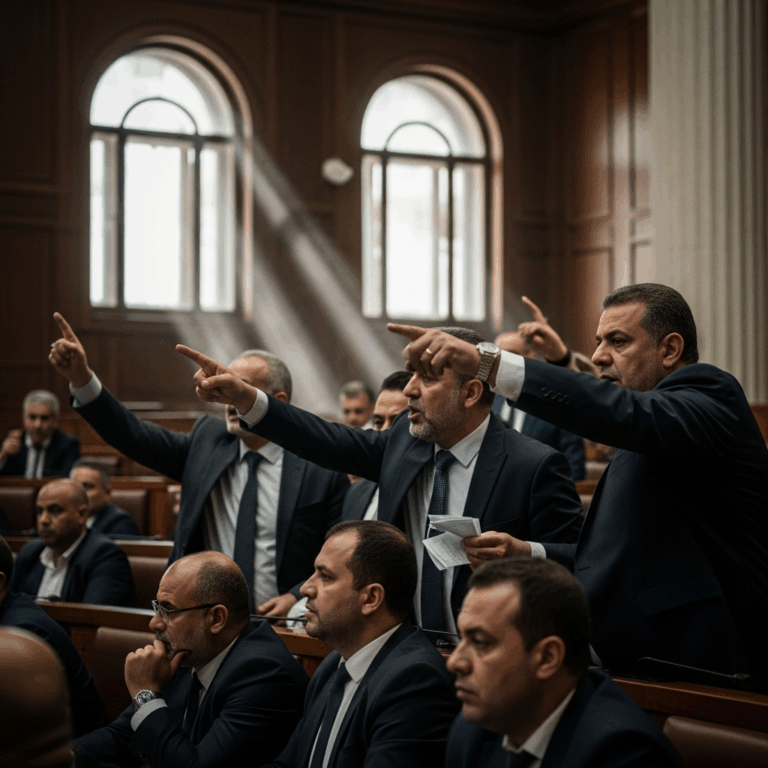 Illustration for: Libyan MPs Urge Immediate Presidential Elections