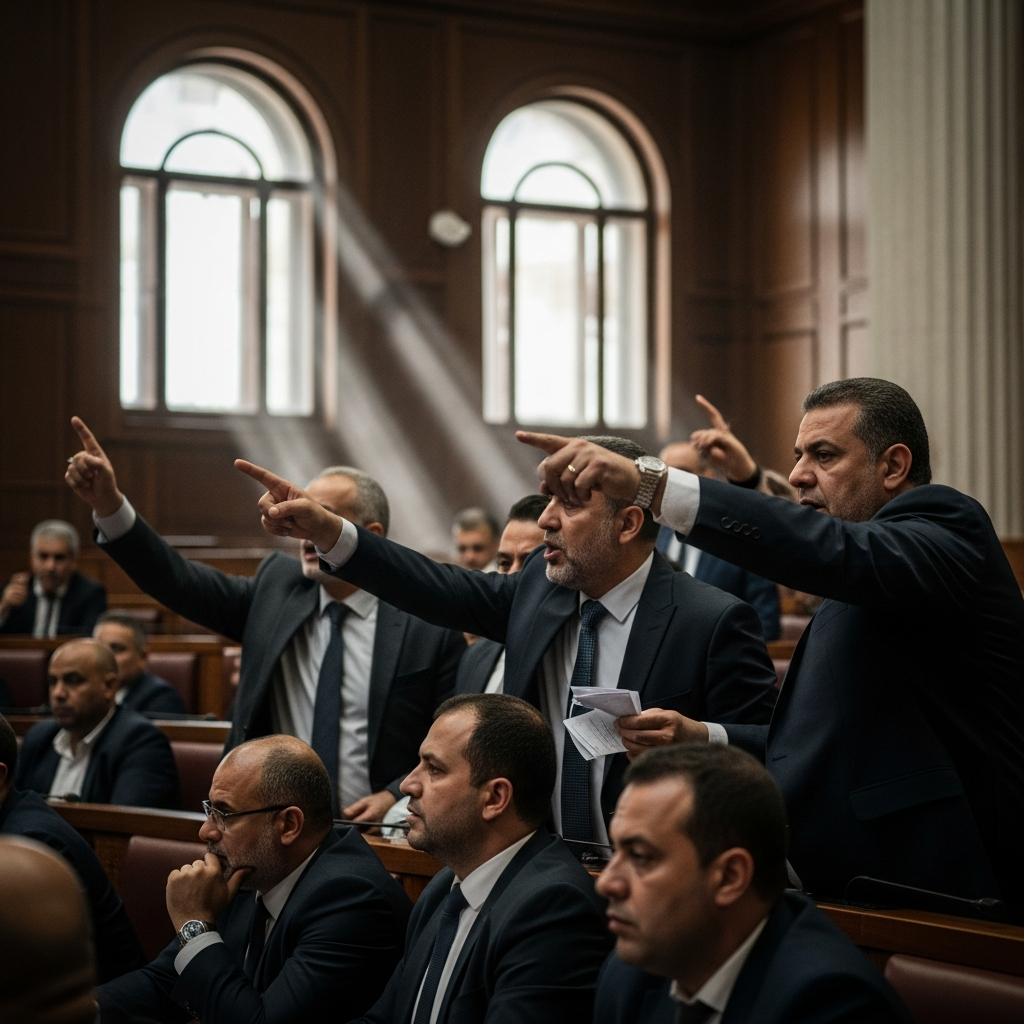 Illustration for: Libyan MPs Urge Immediate Presidential Elections
