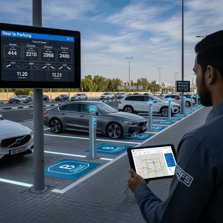 Illustration for: UAE Embraces Smart Parking Solutions