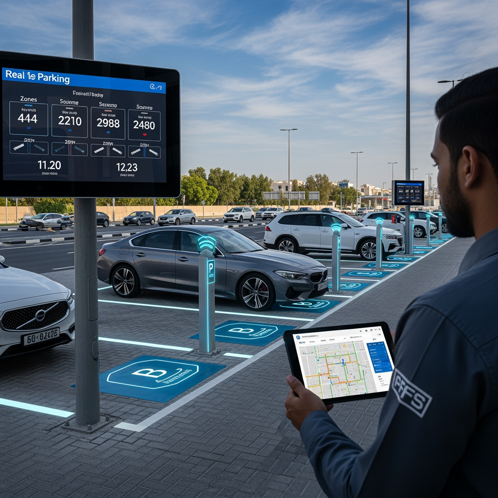 Illustration for: UAE Embraces Smart Parking Solutions