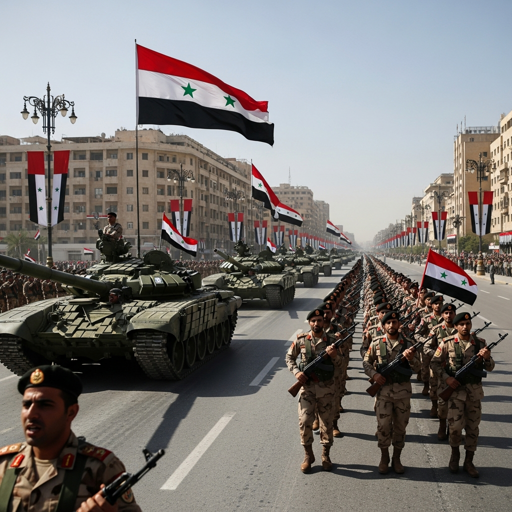 Illustration for: Anniversary of Operation Deter Aggression in Syria