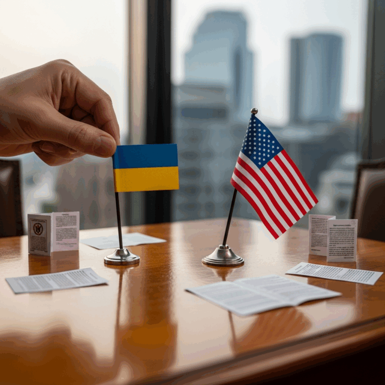 Illustration for: Ukraine to Join US Talks Amidst Political Changes