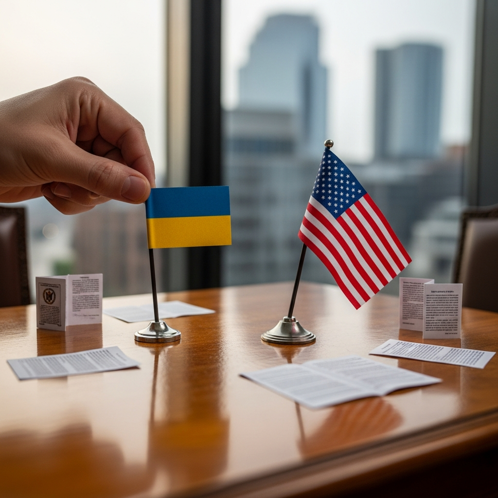 Illustration for: Ukraine to Join US Talks Amidst Political Changes