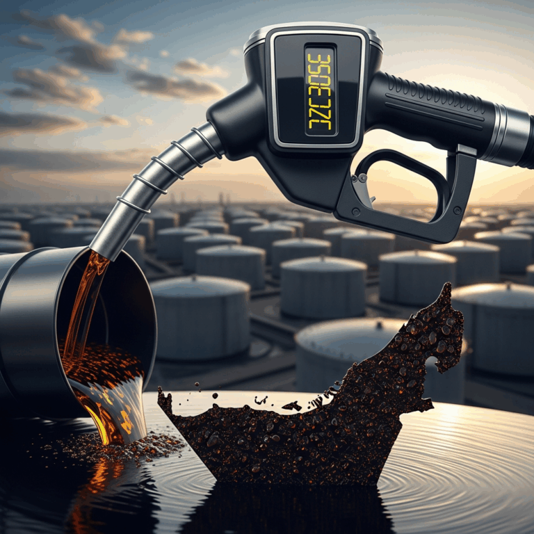 Illustration for: UAE Petrol Prices May Drop Amid Global Oil Surplus