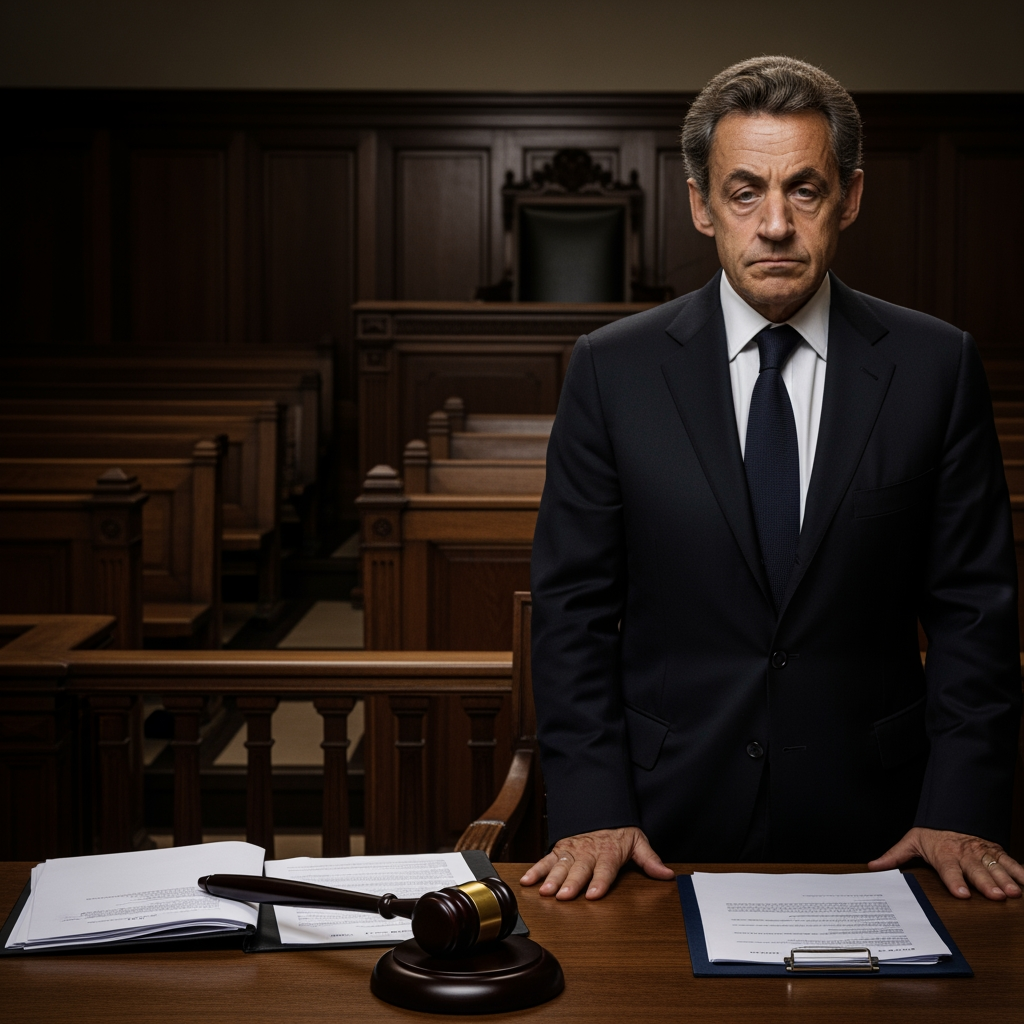 Illustration for: Sarkozy's Imprisonment: Appeals Trial Looms