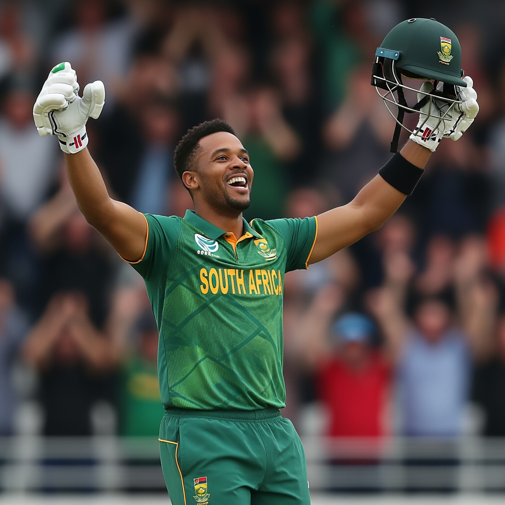 Illustration for: De Kock's Century Leads SA to Victory Over Pakistan