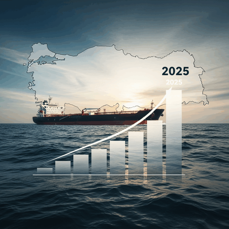 Illustration for: Turkey's Seaborne Oil Imports Rise in 2025