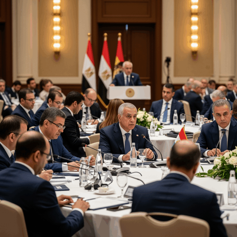 Illustration for: Egypt Hosts Gaza Reconstruction Conference