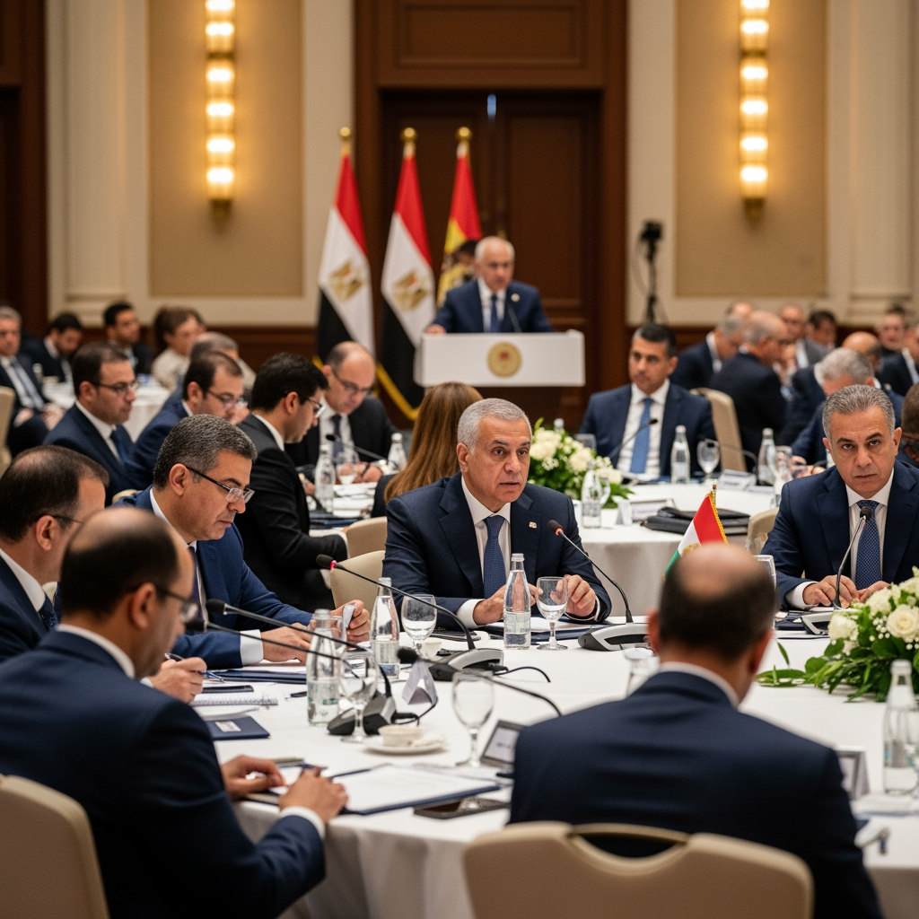 Illustration for: Egypt Hosts Gaza Reconstruction Conference