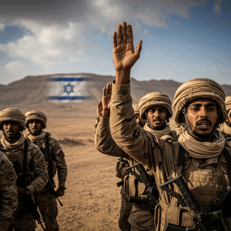 Illustration for: Yemeni Forces Pledge Support Amid Israeli Tensions
