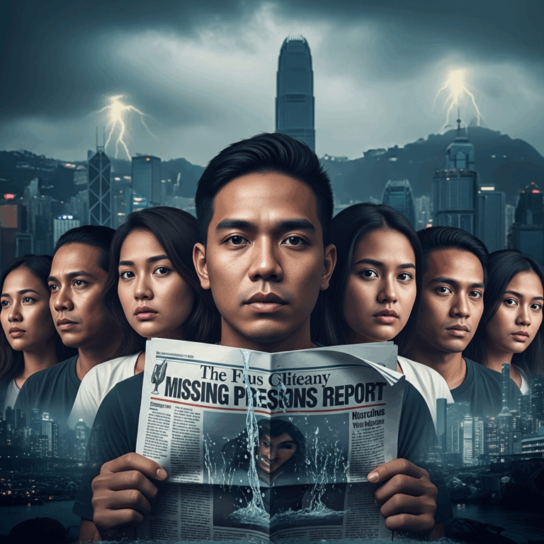Illustration for: 13 OFWs Missing After Hong Kong Fire