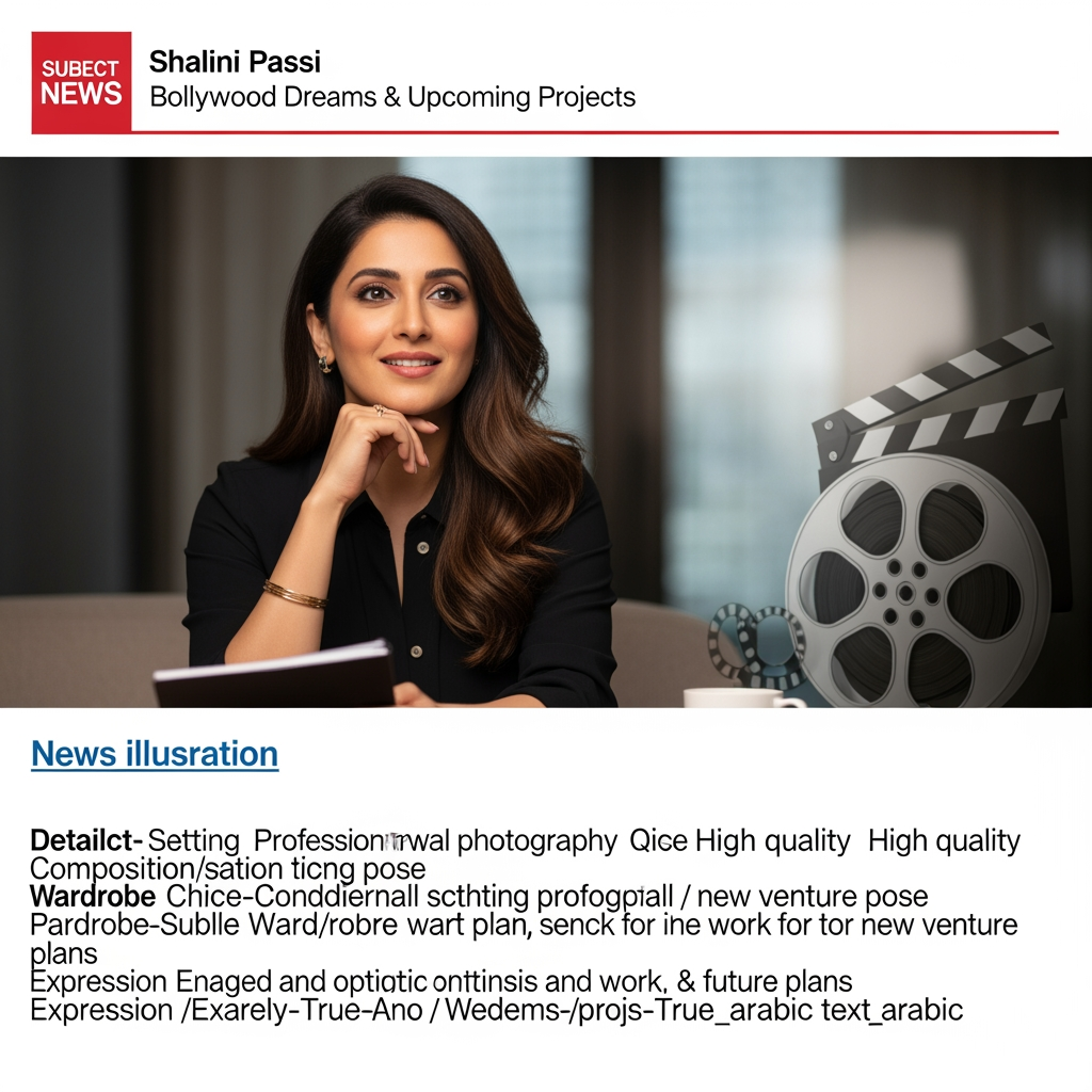 Illustration for: Shalini Passi on Bollywood Dreams & Upcoming Projects