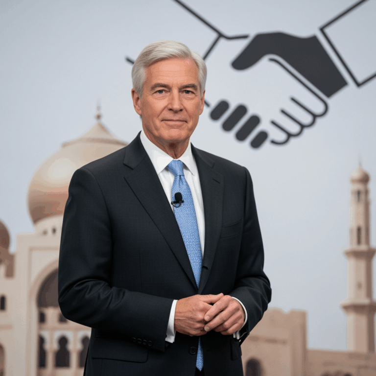 Illustration for: Witkoff Discusses New Middle East Agreement