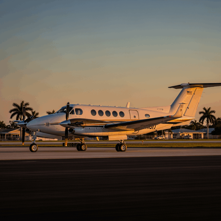 Illustration for: Beechcraft King Air Crash in Coral Springs