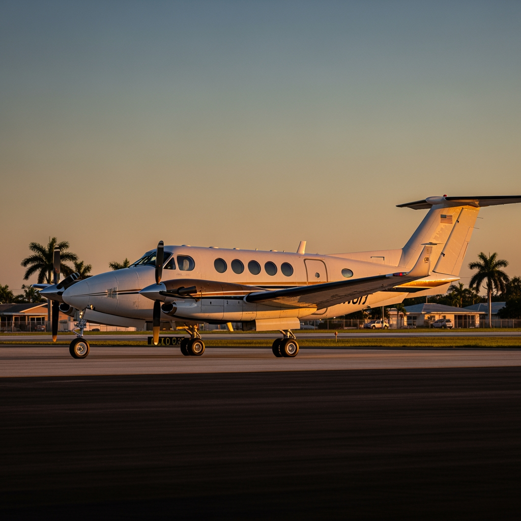 Illustration for: Beechcraft King Air Crash in Coral Springs