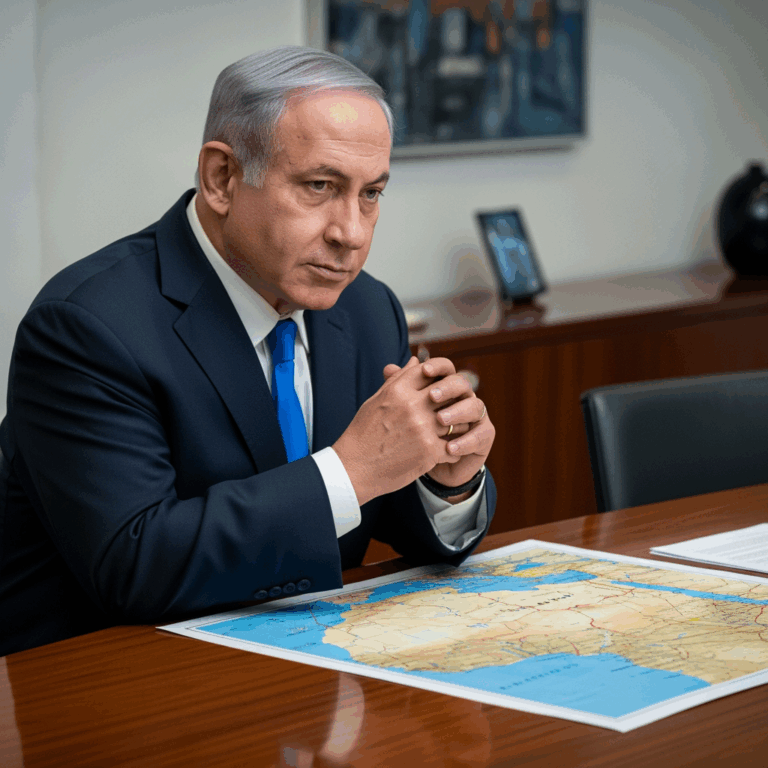Illustration for: Netanyahu Discusses Syria's Future and Gaza Security