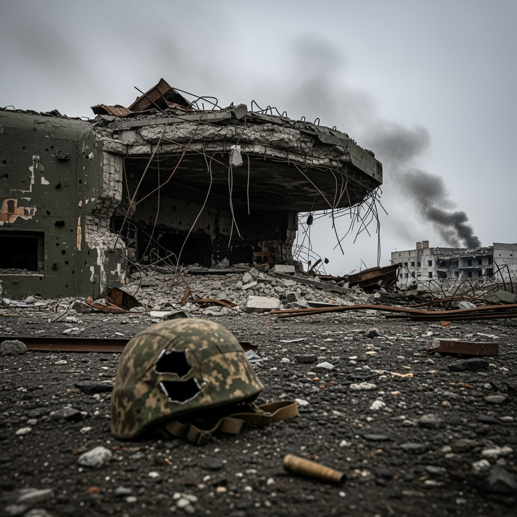 Illustration for: Russian Forces Target Ukrainian Military Infrastructure