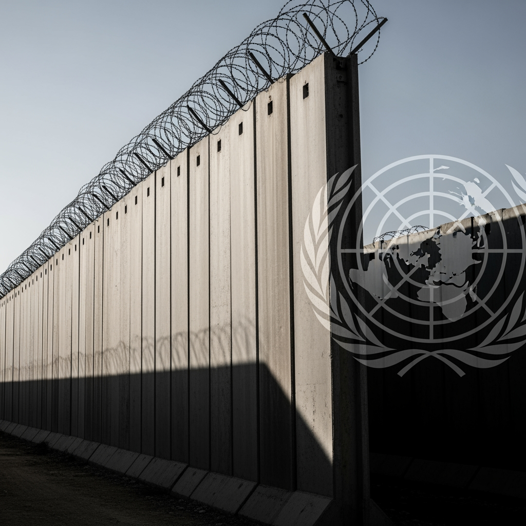Illustration for: Lebanon to File UN Complaint Over Israeli Wall