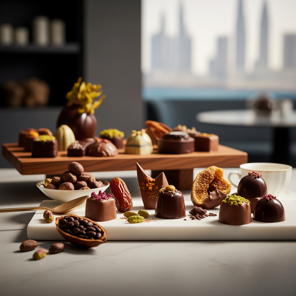 Illustration for: Dubai Chocolate: A Global Trendsetter