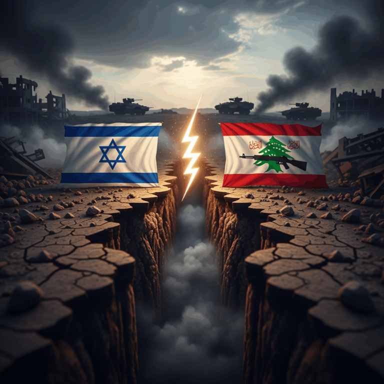 Illustration for: Tensions Escalate Between Israel and Hezbollah