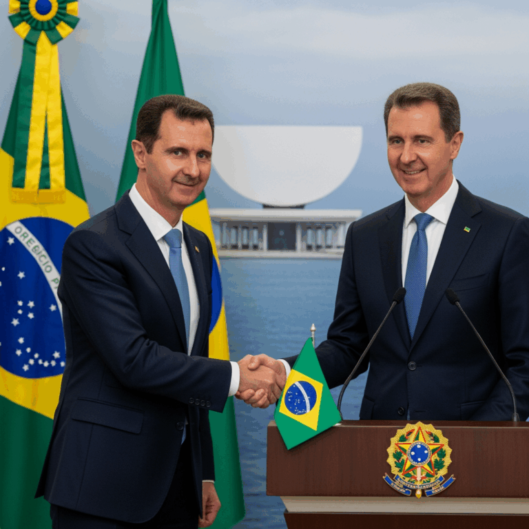 Illustration for: Syrian President's Official Visit to Brazil