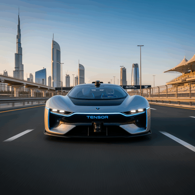 Illustration for: Tensor's Autonomous Robocar to Debut in UAE by 2026