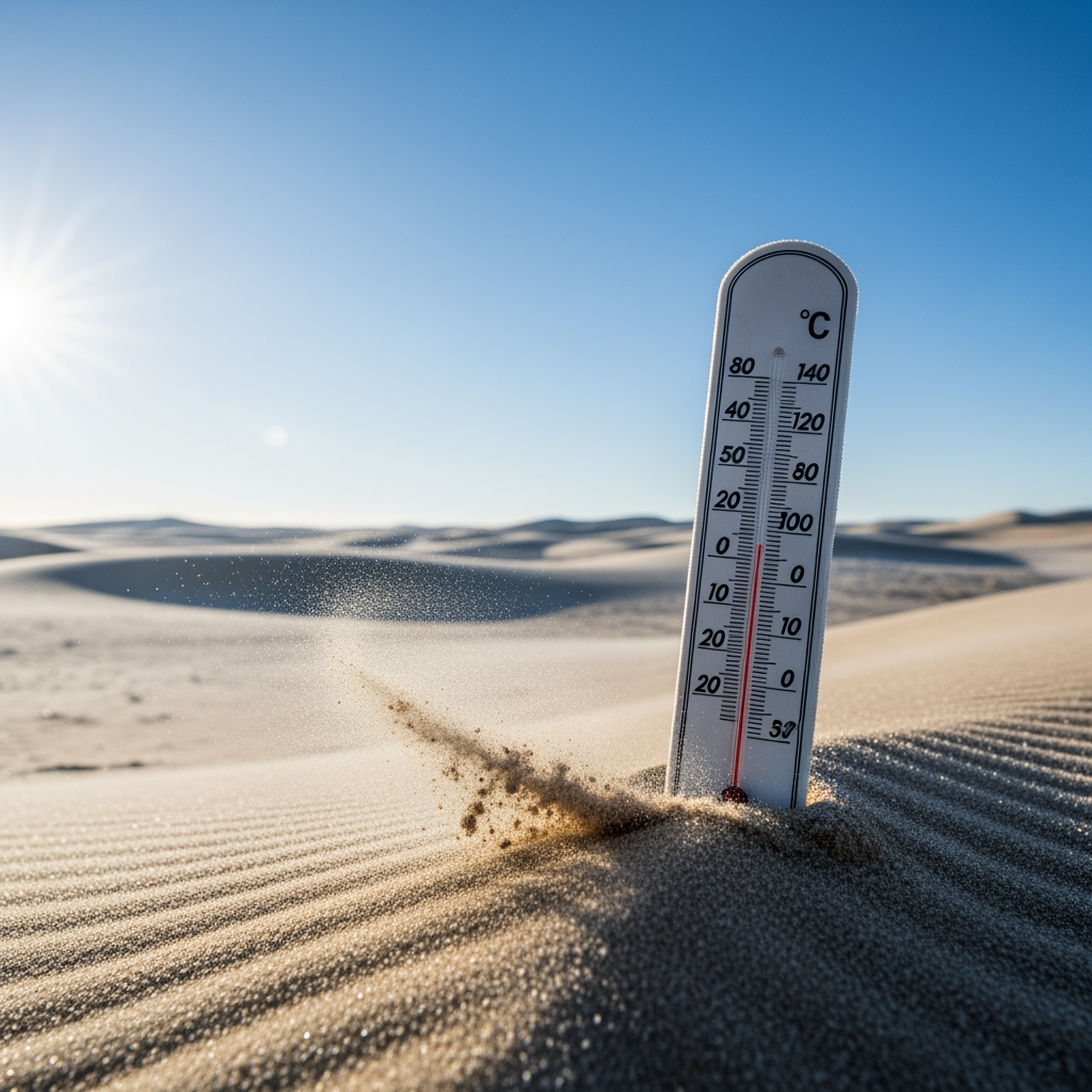 Illustration for: UAE Records Lowest Temperature of 9.8°C