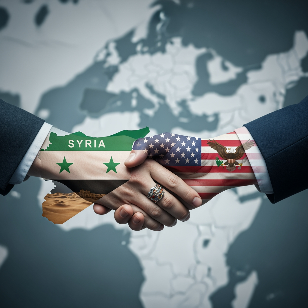 Illustration for: Syria-US Relations See a Notable Shift