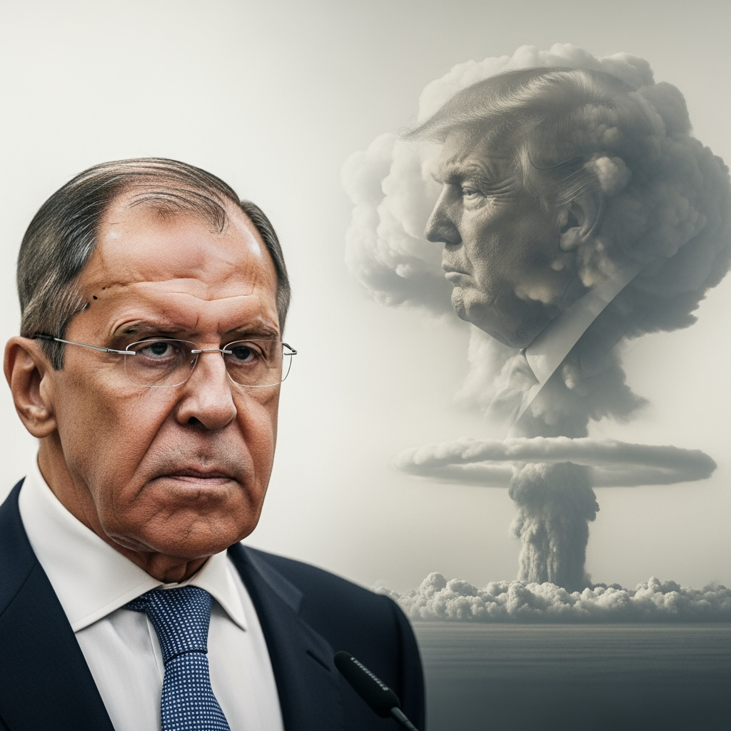 Illustration for: Lavrov on Trump's Nuclear Test Comments