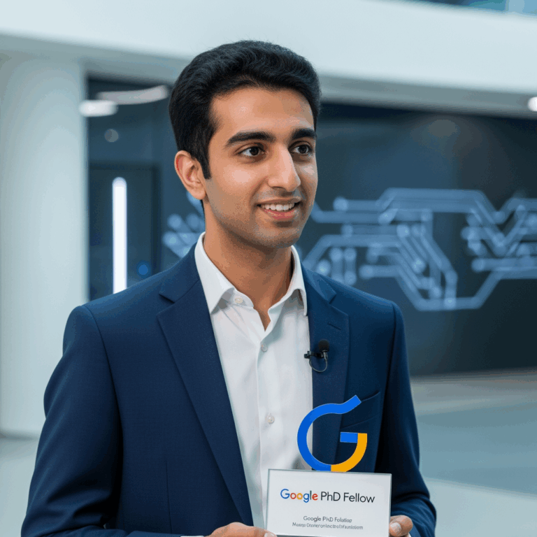 Illustration for: Maaz Makes History as First Gulf Google PhD Fellow