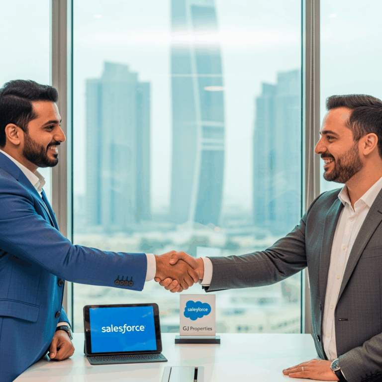 Illustration for: GJ Properties Partners with Salesforce in Ajman