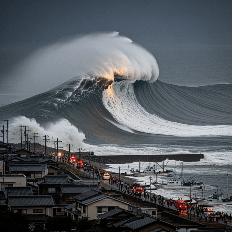 Illustration for: Japan Issues Tsunami Advisory After 6.7 Quake