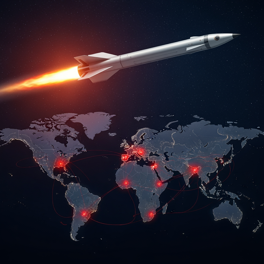 Illustration for: Russia's Advanced Missile Capabilities and Global Implications