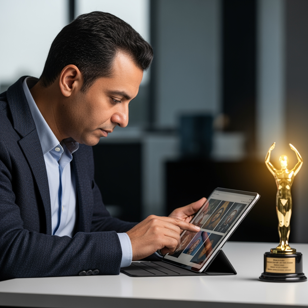 Illustration for: Amr Nasser Competes for International Award