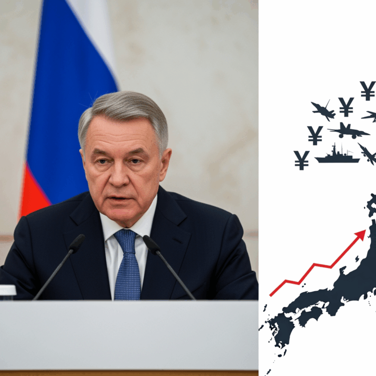 Illustration for: Russia Criticizes Tokyo's Military Funding Efforts