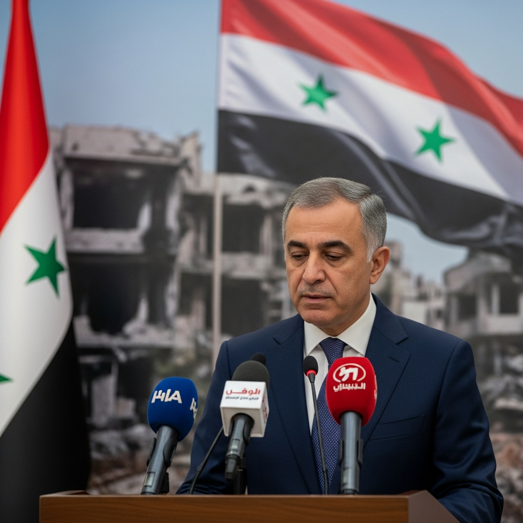 Illustration for: Syrian Ministry Condemns Israeli Aggression as War Crime