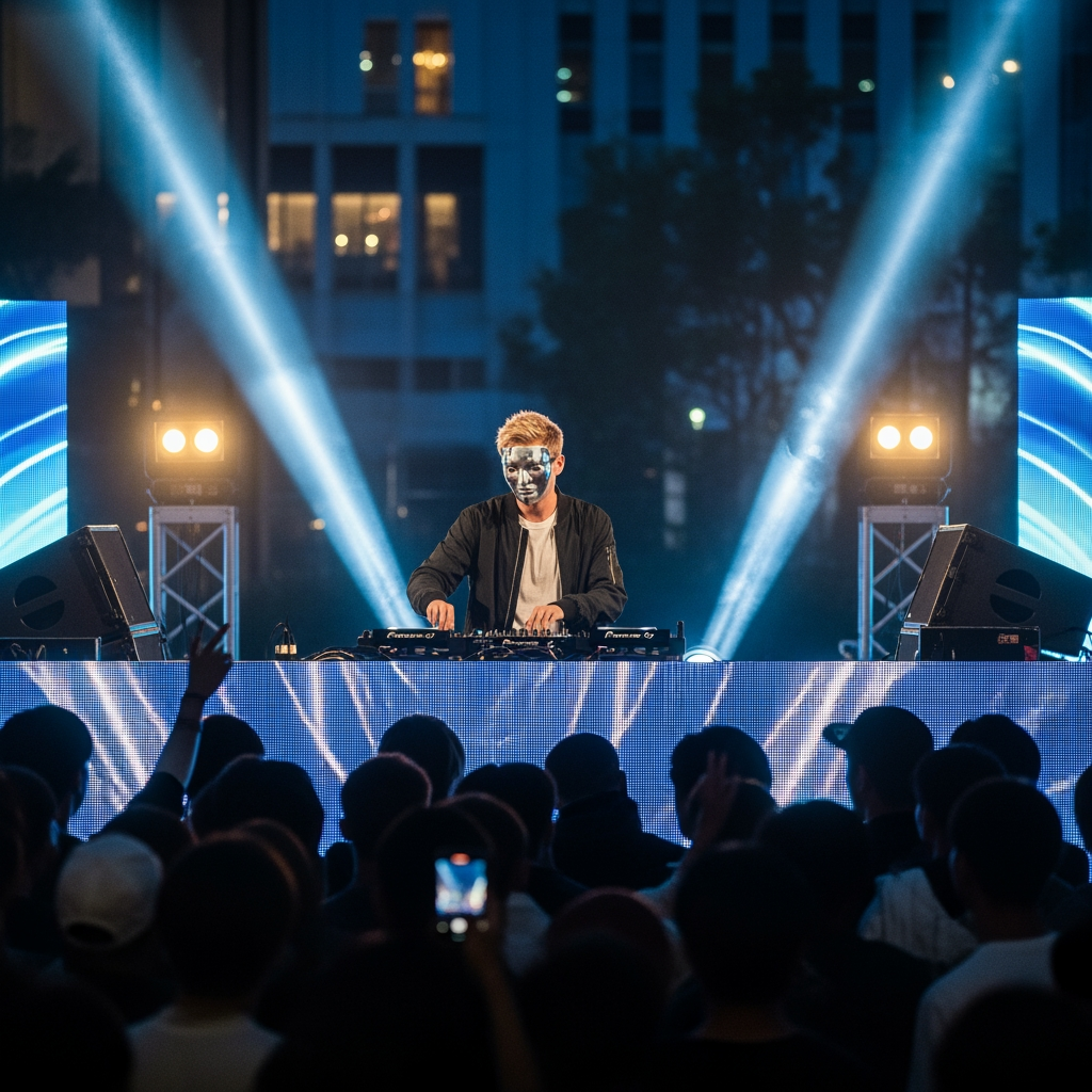 Illustration for: Alan Walker's Surprise DJ Set at Kasumigaseki