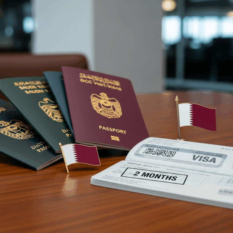 Illustration for: Qatar Extends GCC Visit Visas to Two Months