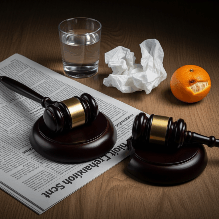 Illustration for: Israeli Attorney General Dismissal and Health Incident