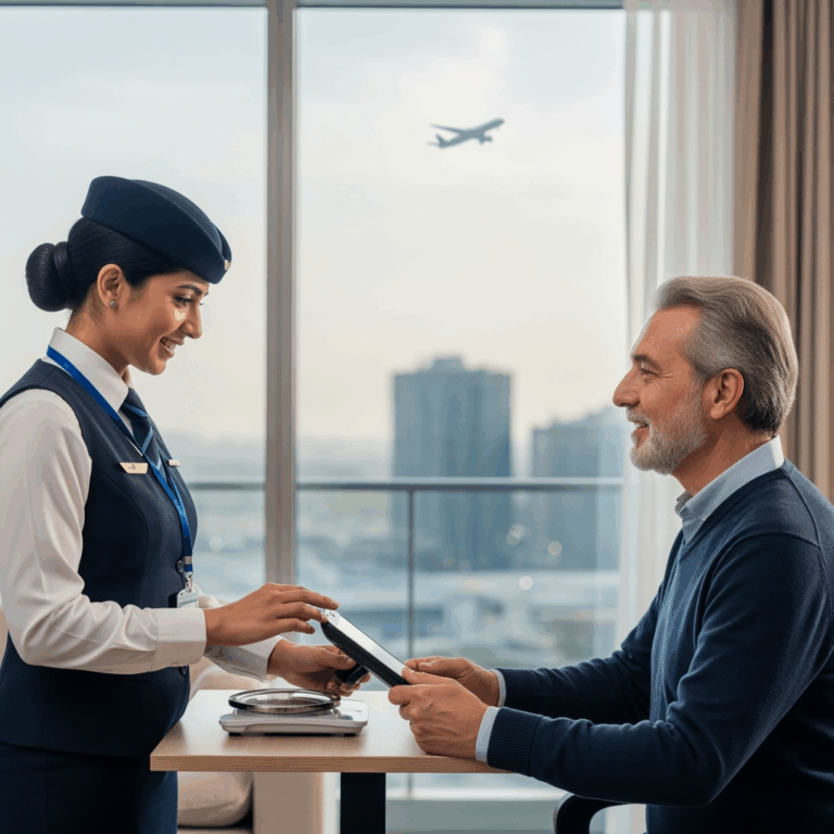 Illustration for: Sharjah Airport Launches Home Check-In Service