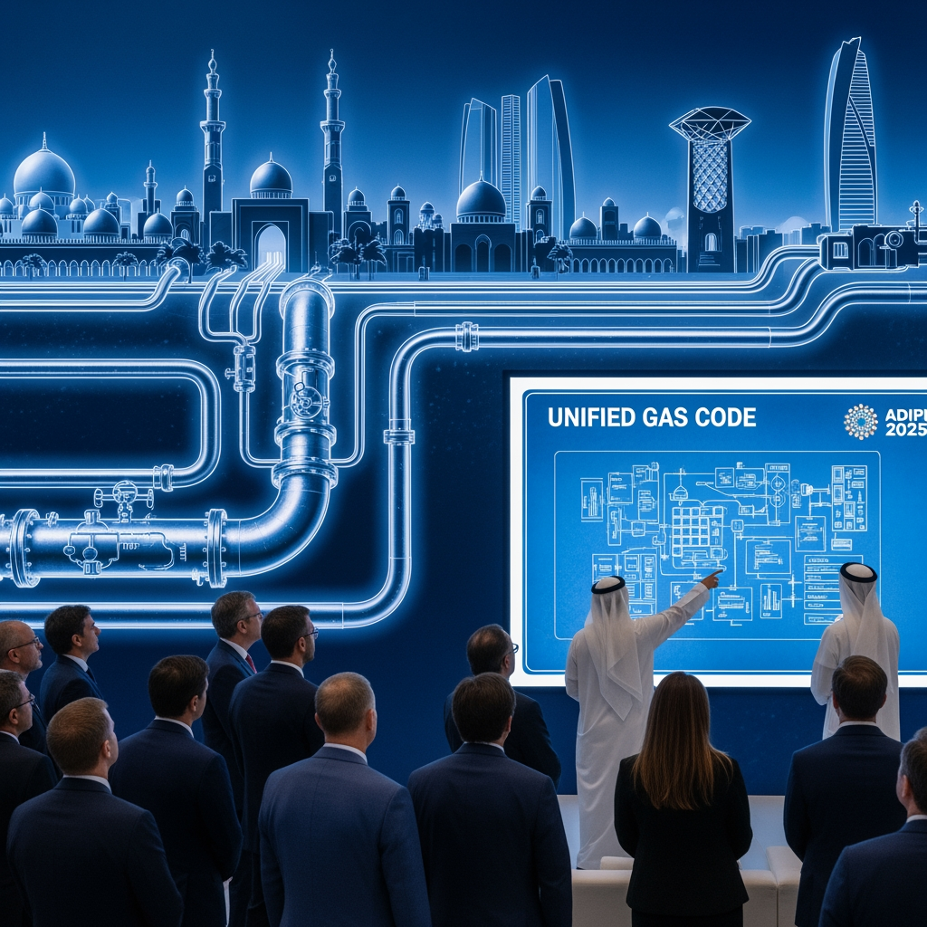 Illustration for: Abu Dhabi's Unified Gas Code Launch at ADIPEC 2025