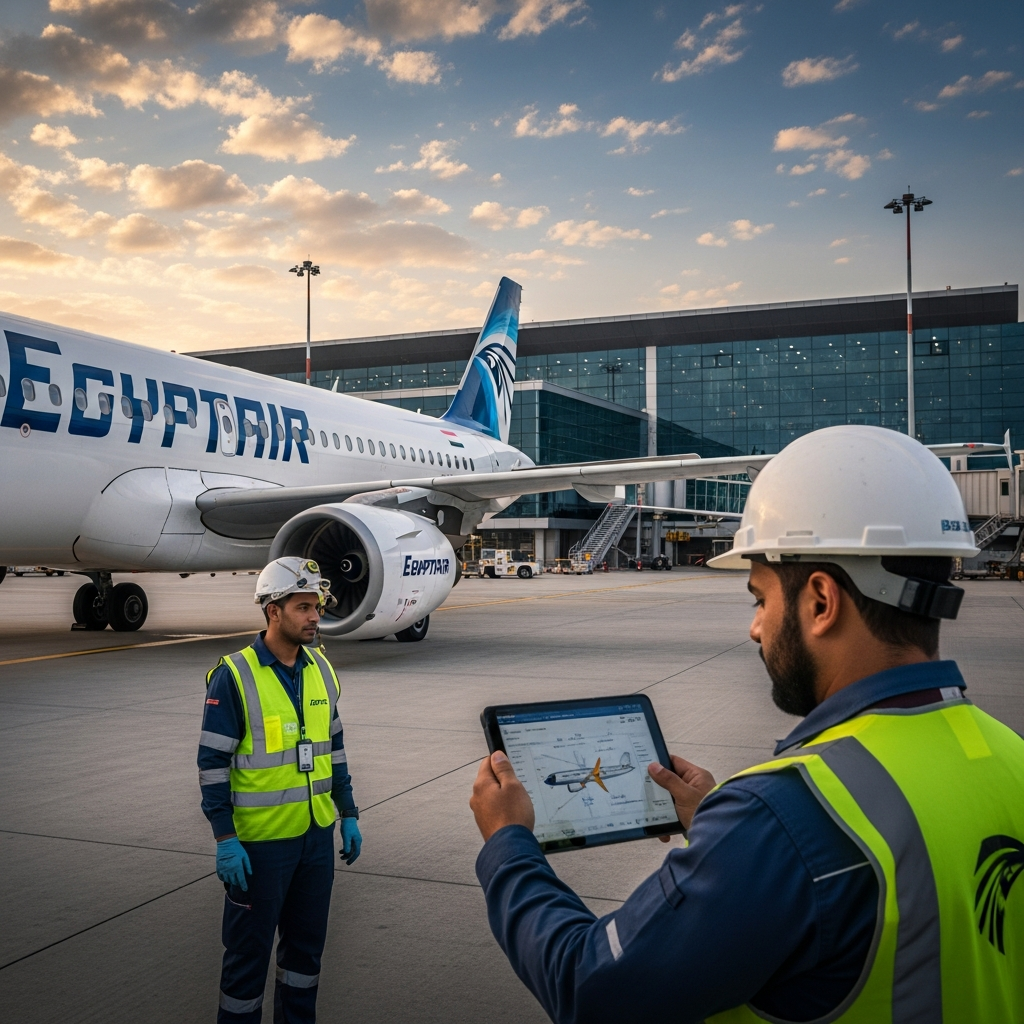 Illustration for: EgyptAir Responds to Airbus A320 Global Updates