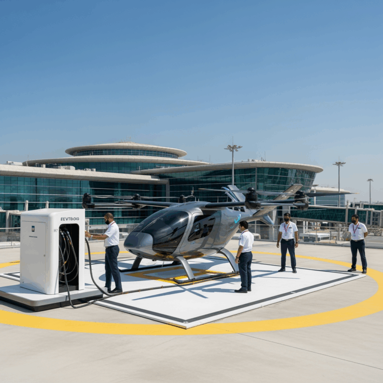 Illustration for: Abu Dhabi Airports Launches eVTOL Network