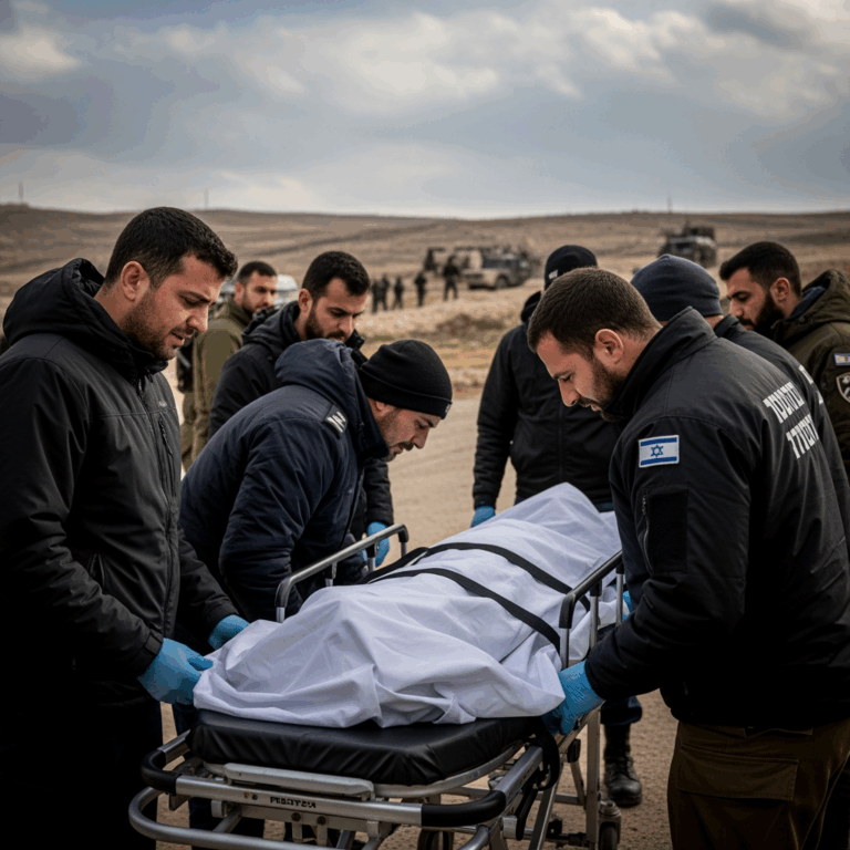 Illustration for: Israel Receives Bodies Amid Ceasefire Violations