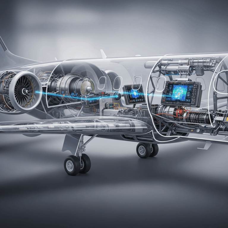 Illustration for: Advanced Features of the New Aircraft