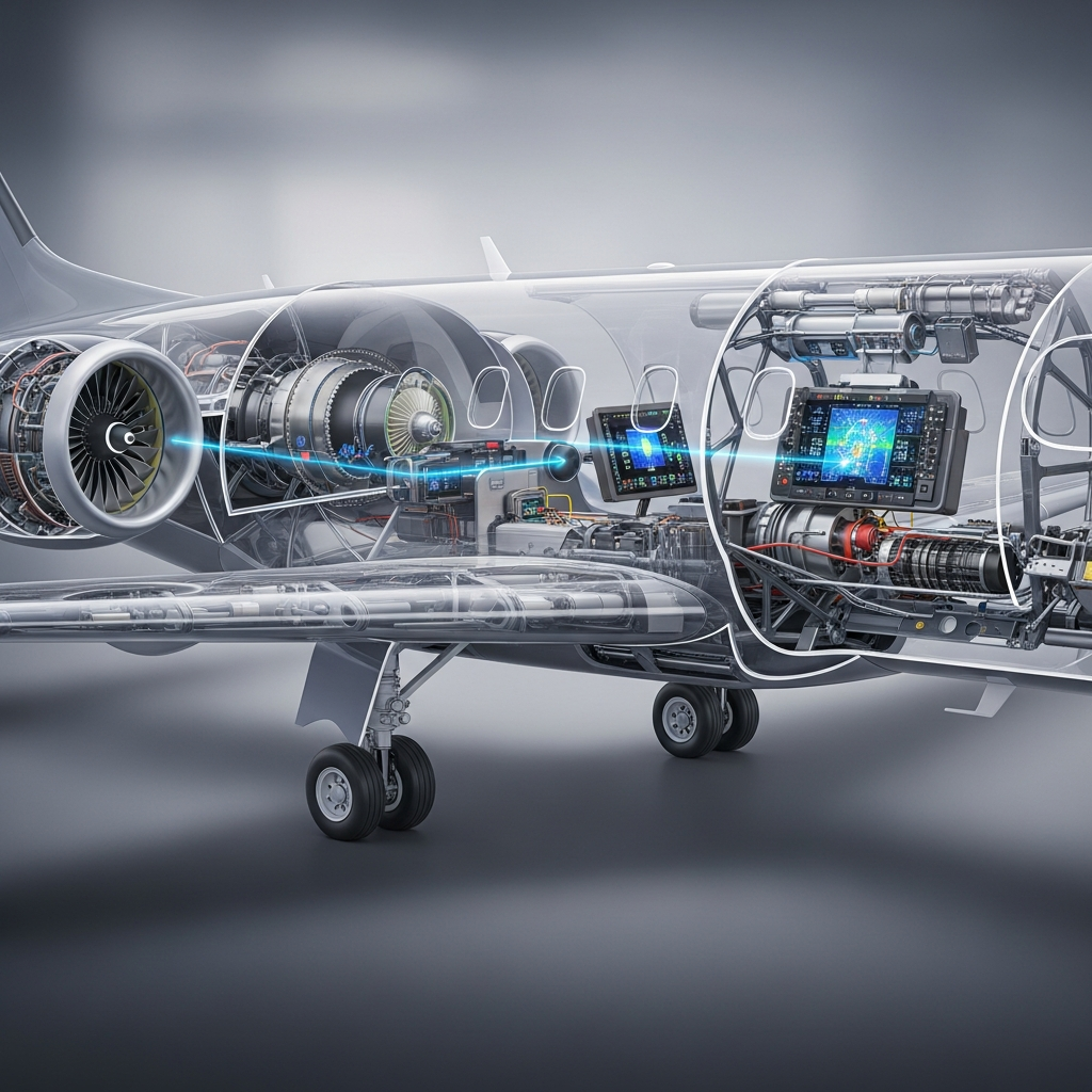 Illustration for: Advanced Features of the New Aircraft